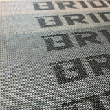 2PCS JDM Bride Racing Fabric Floor Mats Interior Carpets for 2012-15 HONDA CIVIC