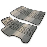 2012-15 HONDA CIVIC Set of JDM Bride Racing Fabric Floor Mats Interior Carpets with Seat Belt Covers