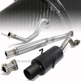 For 1994 1995 1996 1997 1998 1999 2000 2001 Acura Integra Coupe 4" Carbon Fiber Tip Exhaust Catback Muffler
