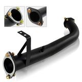 T-304 Black Stainless Steel 3" Down Pipe Exhaust For 1995 1996 1997 1998 Nissan 240SX S13 s14