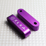 Password JDM Purple Combo Hood Vent Spacer Risers with Keychain For 90-01 Integra 88-15 Civic