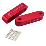 1 Set Red Password JDM Hood Vent Spacer Risers 90-01 Integra / 88-00 Civic New