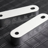 1 Set Silver Password JDM Hood Vent Spacer Risers 90-01 Integra / 88-00 Civic New
