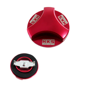 New Red HKS Aluminum Hexagonal Racing Engine Oil Filler Cap For MITSUBISHI