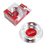 1pcs Silver HKS Engine Oil Fuel Filler Cap Cover Billet For Toyota Camry Corolla