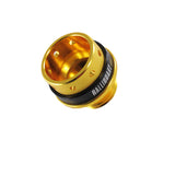 Gold Ralliart Racing Engine Oil Cap Oil Fuel Filler Cover Cap For Mitsubishi X1
