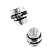 Silver Ralliart Racing Engine Oil Cap Oil Fuel Filler Cover Cap For Mitsubishi