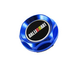 Ralliart Blue Racing Engine Oil Cap Oil Fuel Filler Cover Cap For Mitsubishi 1pc