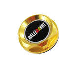 Ralliart Gold Racing Engine Oil Cap Oil Fuel Filler Cover Cap For Mitsubishi