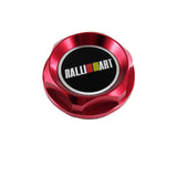 Ralliart RED Racing Engine Oil Cap Oil Fuel Filler Cover Cap For Mitsubishi