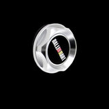 Ralliart SILVER Racing Engine Oil Cap Oil Fuel Filler Cover Cap For Mitsubishi