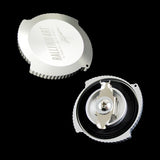 Silver Brand New Ralliart Aluminum Racing Engine Oil Filler Cap For MITSUBISHI