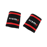 X2 Red/Black NISMO JDM RESERVOIR TANK OIL COVER SOCK FOR S15 R33 R34 350Z 370Z