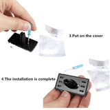 Honda Stainless Steel VTEC Valve Cover Black Car Vent Clip Air Freshener Kit - Cologne Scent