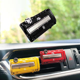 Honda Stainless Steel VTEC Valve Cover Black Car Vent Clip Air Freshener Kit - Cologne Scent