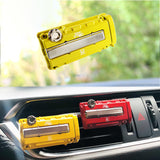 Honda Stainless Steel VTEC Valve Cover Yellow Car Vent Clip Air Freshener Kit - Lemon Scent