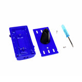 NISSAN Stainless Steel Engine Valve Cover Blue Car Vent Clip Air Freshener Kit - Lemon Scent