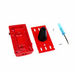 MITSUBISHI EVOLUTION Stainless Steel Engine Valve Cover Red Car Vent Clip Air Freshener Kit - Ocean Scent