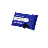 NISSAN Stainless Steel Engine Valve Cover Blue Car Vent Clip Air Freshener Kit - Lemon Scent