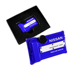 NISSAN Stainless Steel Engine Valve Cover Blue Car Vent Clip Air Freshener Kit - CHANEL Scent