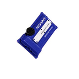 NISSAN Stainless Steel Engine Valve Cover Blue Car Vent Clip Air Freshener Kit - Lemon Scent