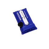 NISSAN Stainless Steel Engine Valve Cover Blue Car Vent Clip Air Freshener Kit - Lemon Scent