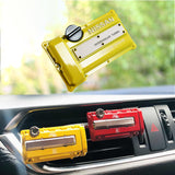 NISSAN Stainless Steel Engine Valve Cover Yellow Car Vent Clip Air Freshener Kit - Ocean Scent