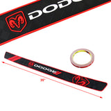 DODGE Rubber Car Rear Bumper Protector Trunk Sill Guard Scratch Pad X1