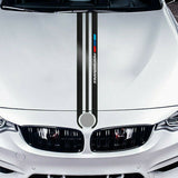 2016-2019 BMW 3-Series F30 F35 Carbon Look 3-Piece Front Bumper Body Spoiler Splitter Lip Kit with Hood Vinyl Sticker