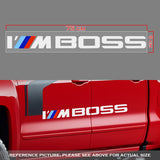 BMW M Performance I'M BOSS Car Side Windshield Windows Vinyl Decal Sticker Graphic Banner