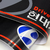 2011-2013 Hyundai Elantra Set of Unpainted Matte Black Sedan Front Bumper Spoiler Splitter Lip with Windshield Banner