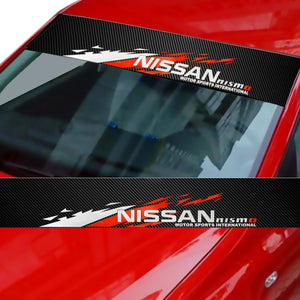 Nissan Nismo Carbon Fiber Windshield Banner