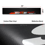 Mitsubishi Ralliart Carbon Fiber Windshield Banner