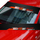 Mitsubishi Ralliart Carbon Fiber Windshield Banner