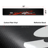 HKS Carbon Fiber Windshield Banner