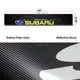 Subaru Carbon Fiber Windshield Banner