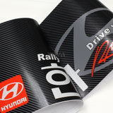 Hyundai Set of Tucson Tiburon Sonata Smoke Sequential LED Signal Side Marker Lights with Carbon Fiber Windshield Banner