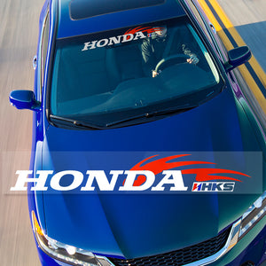Honda HKS Windshield Banner