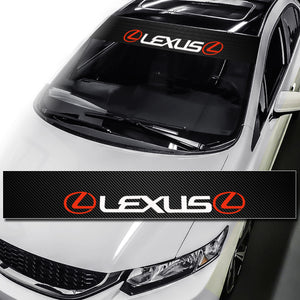 Lexus Carbon Fiber Windshield Banner