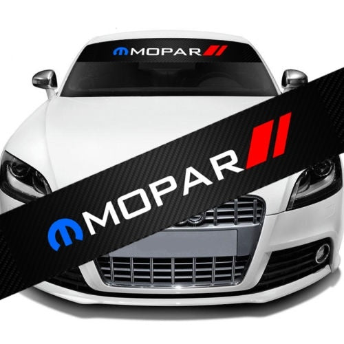 MOPAR Carbon Fiber Windshield Banner