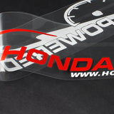 Front Window Windshield Non-Fading Vinyl Banner For HONDA Racing Decal Sticker