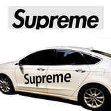 62" x 13" Supreme3M Racing Black Car Truck Side Body Vinyl Graphics Decal Sticker