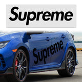 62" x 13" Supreme3M Racing Black Car Truck Side Body Vinyl Graphics Decal Sticker