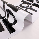 62" x 13" Supreme3M Racing Black Car Truck Side Body Vinyl Graphics Decal Sticker