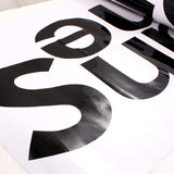 62" x 13" Supreme3M Racing Black Car Truck Side Body Vinyl Graphics Decal Sticker