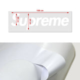 62" x 13" Supreme3M Racing White Car Truck Side Body Vinyl Graphics Decal Sticker