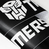 Transformers Carbon Fiber Windshield Banner