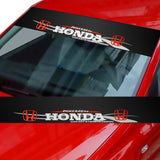 Honda Carbon Fiber Windshield Banner