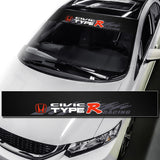 Honda Civic Type R Carbon Fiber Windshield Banner