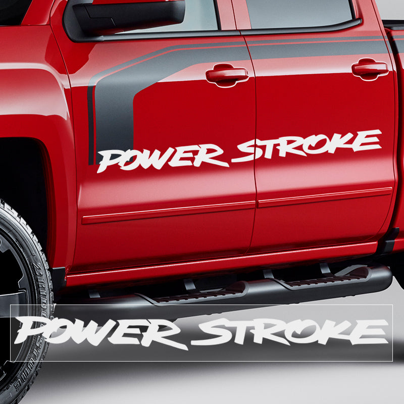 X1 For Ford Power Stroke Windshield Graphic Vinyl Decal X1 For Ford Power Stroke Windshield Graphic Vinyl Decal